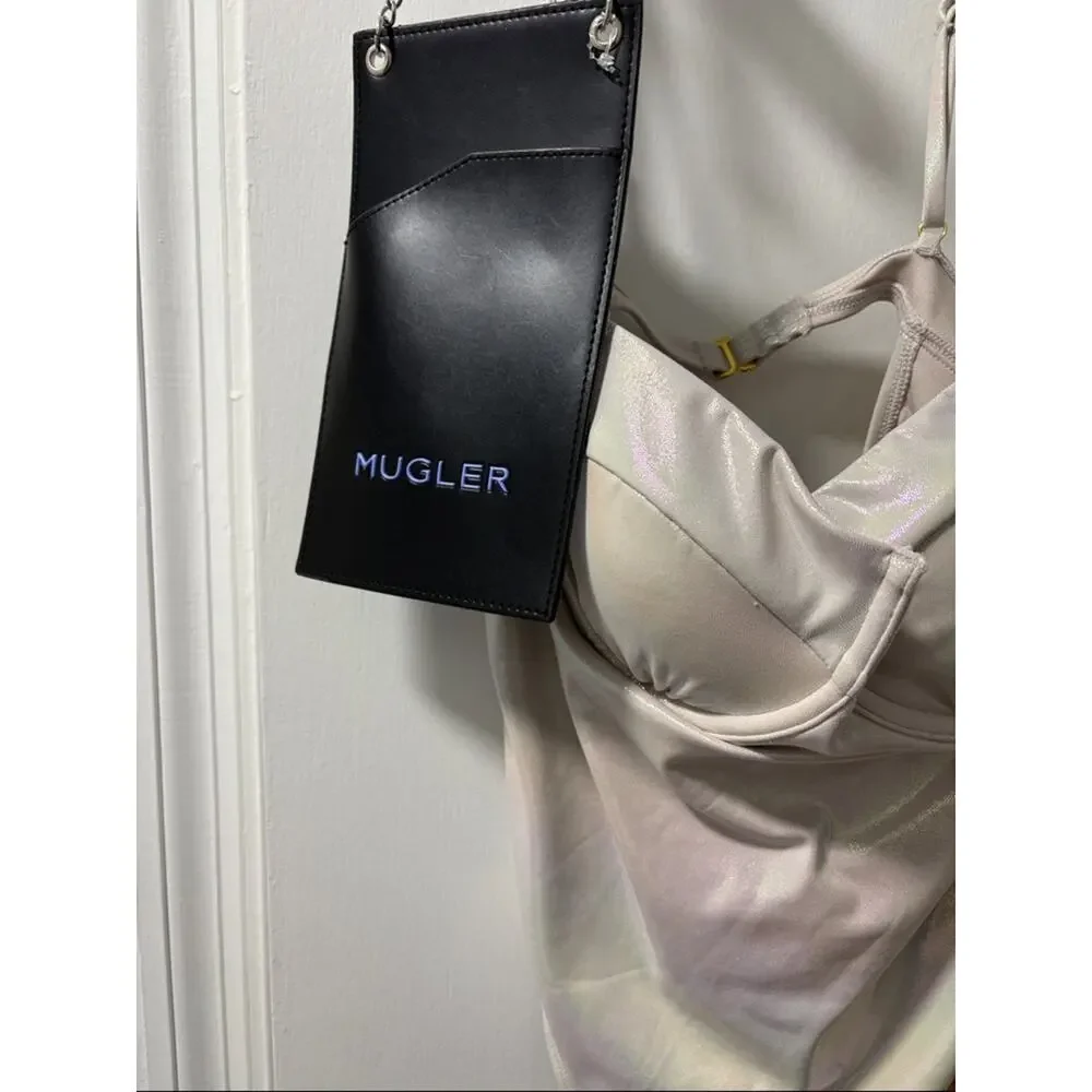 MUGLER Vaporwave phone strap shoulder bag